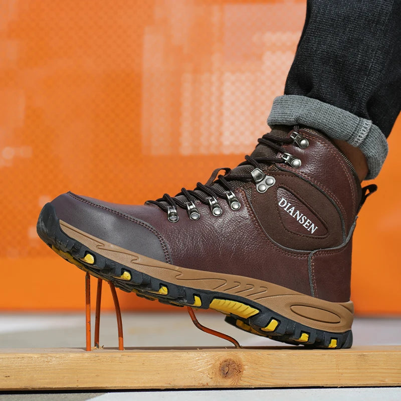 Indestructible Steel Toe Safety Boots for Men’s Work