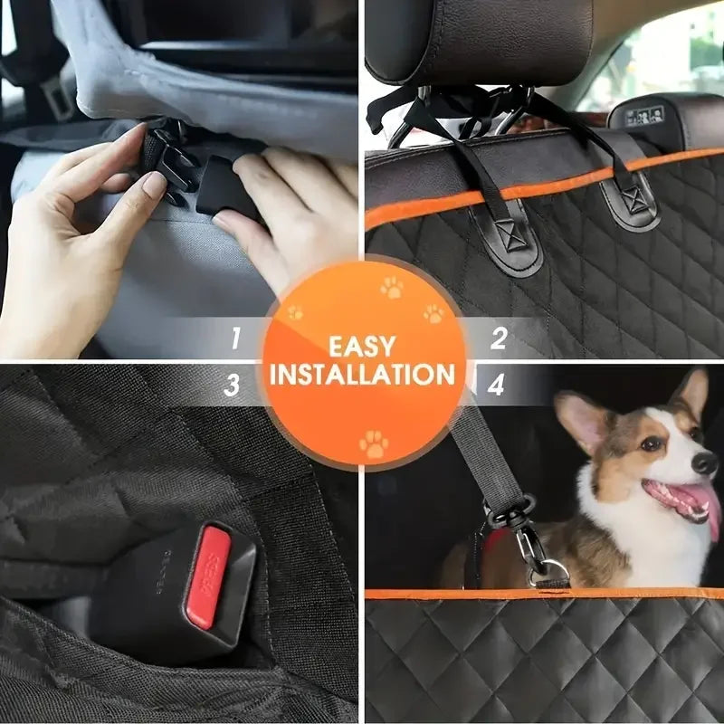 Breed Dog Car Seat Cover Waterproof Scratch Proof Hammock Style