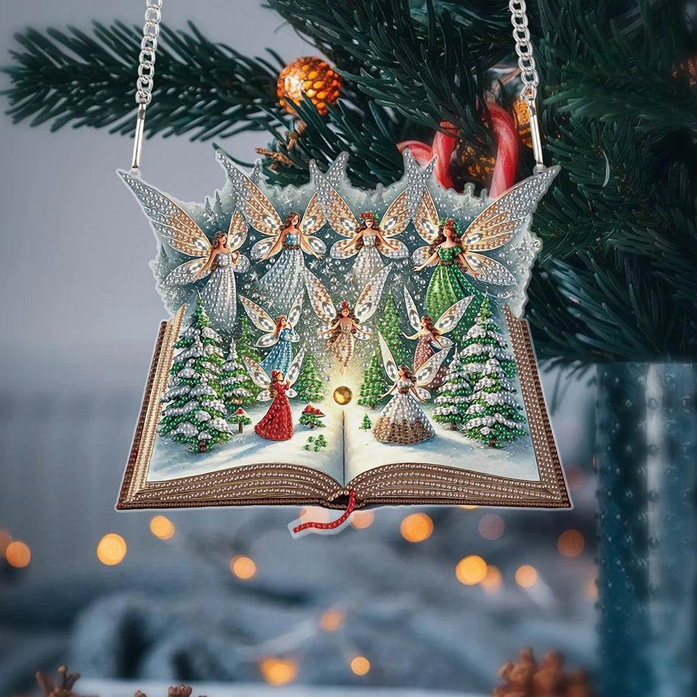 Alloet Acrylic Diamond Painting Hanging Ornaments Kit 5D