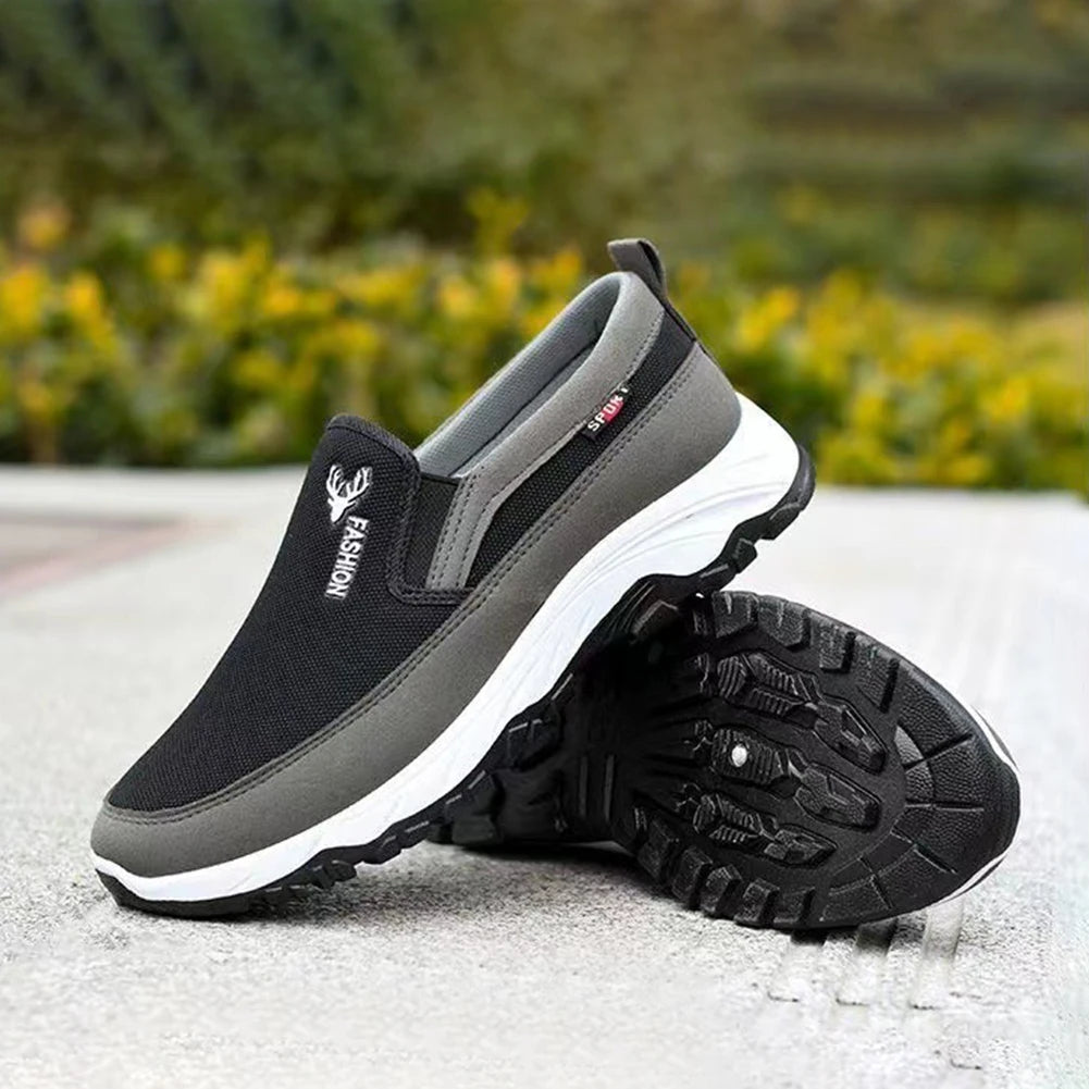 WILD MANC Men Penny Boat Shoes Breathable Walking Slip On
