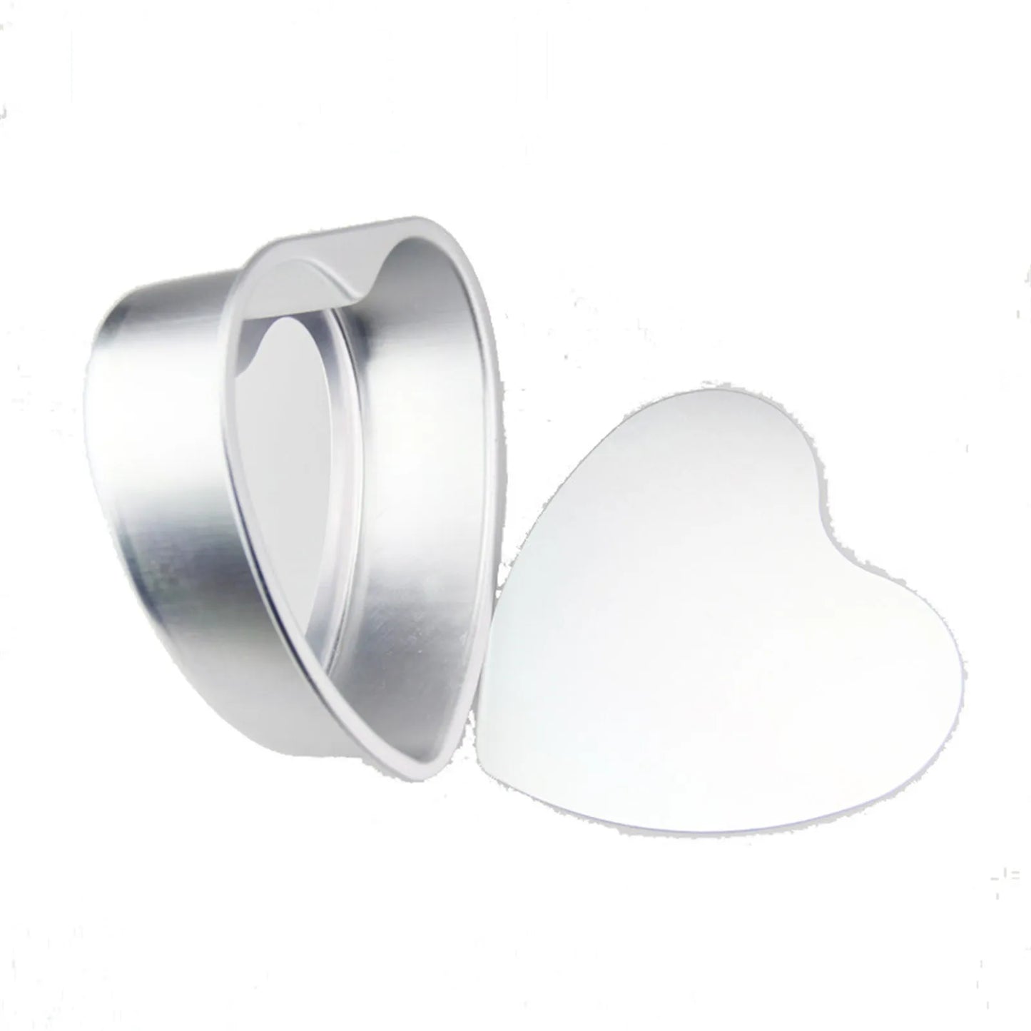 Heart Shaped Cake Pan Set With Removable Base Nonstick