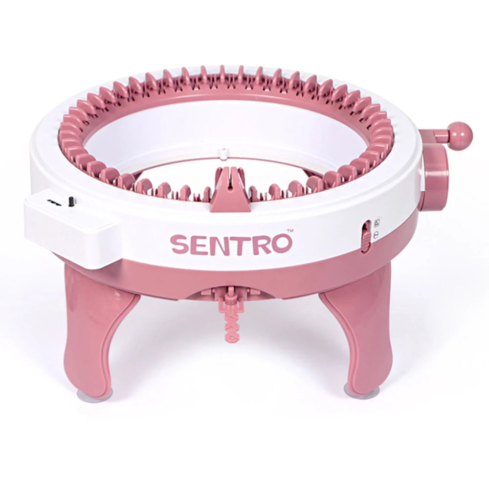 Sentro 40 48 Needle Knitting Machine Dual Knit Loom Kit for Stylish Hats Scarves and Socks Ideal DIY Gift for Craft Lovers