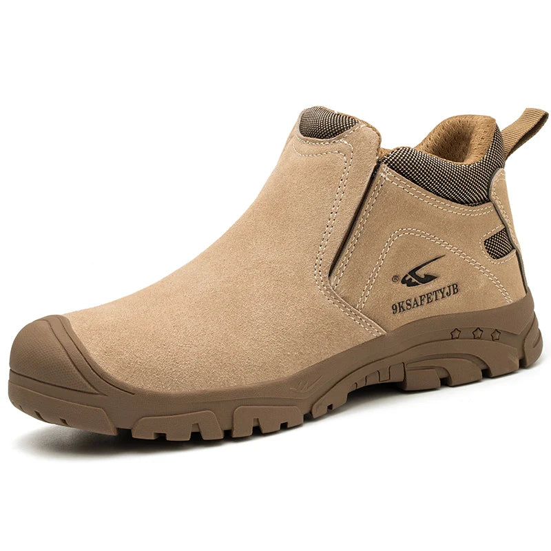 Men Safety Shoes Steel Toe Puncture Indestructible Boots