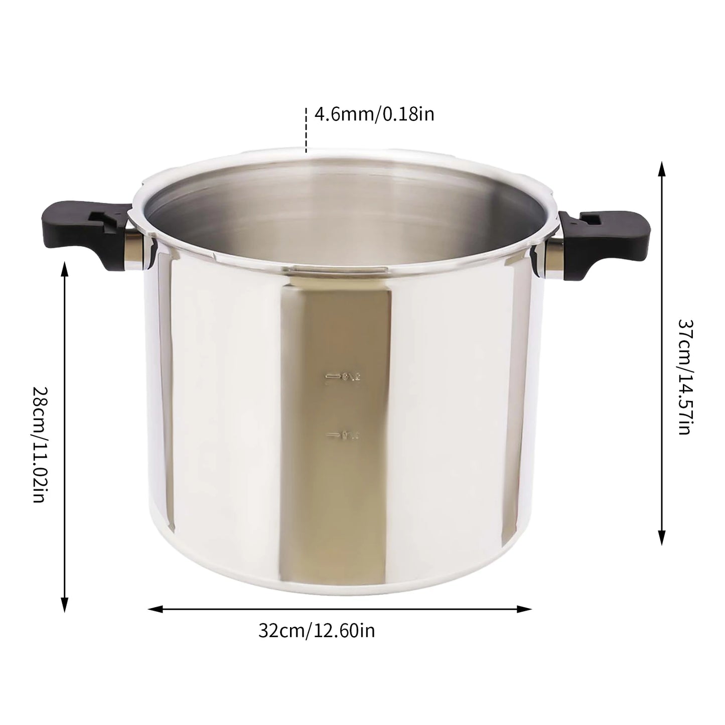 Capacity Stainless Steel Explosion Proof Pressure Cooker