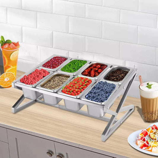 Creative Connections Hub Spice Rack Stainless Steel
