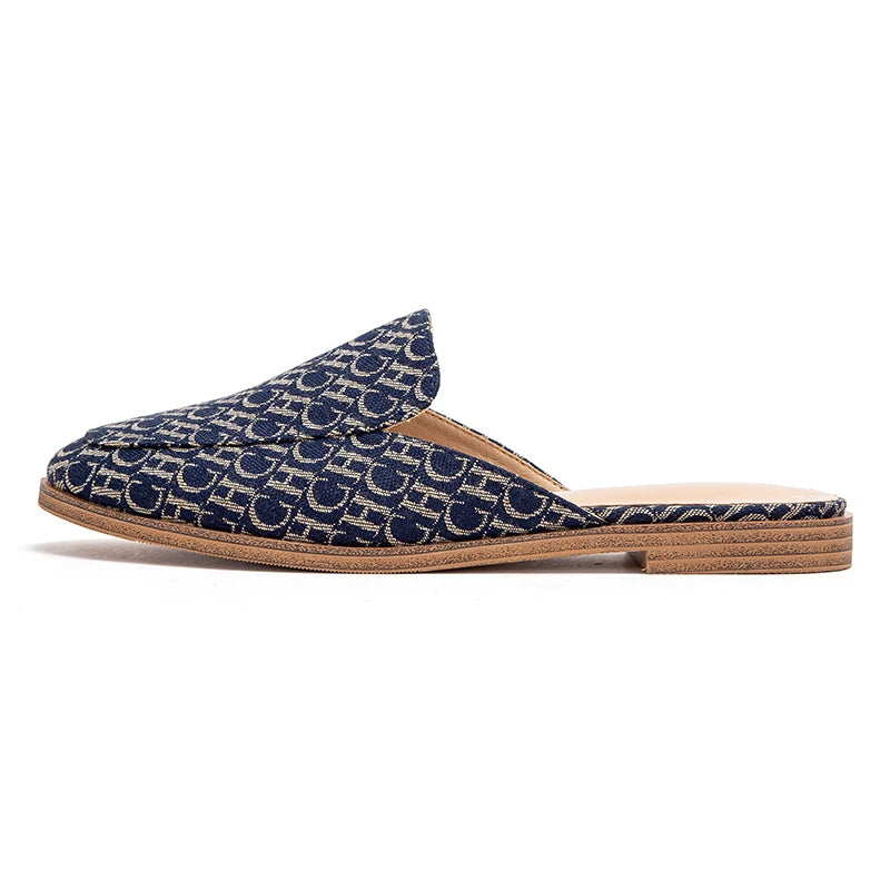 Women Summer Cool Anti Slip Slippers with Letter Printing Design Casual Sandals Exquisite Craftsmanship