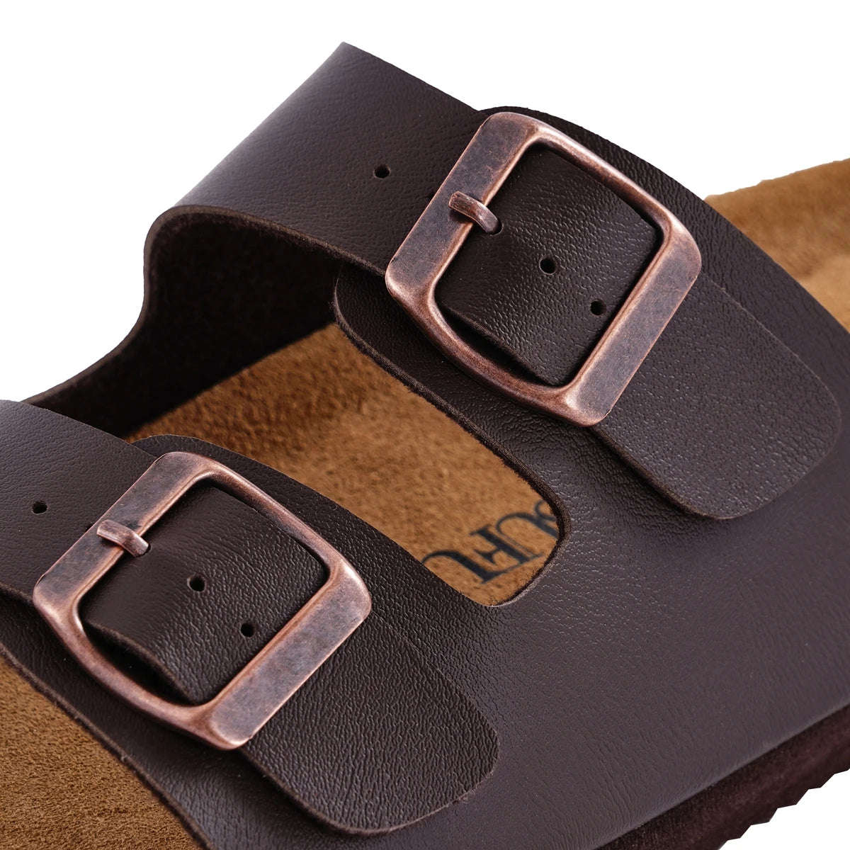 Spring Summer Soft Footbed Leather Sandals Women