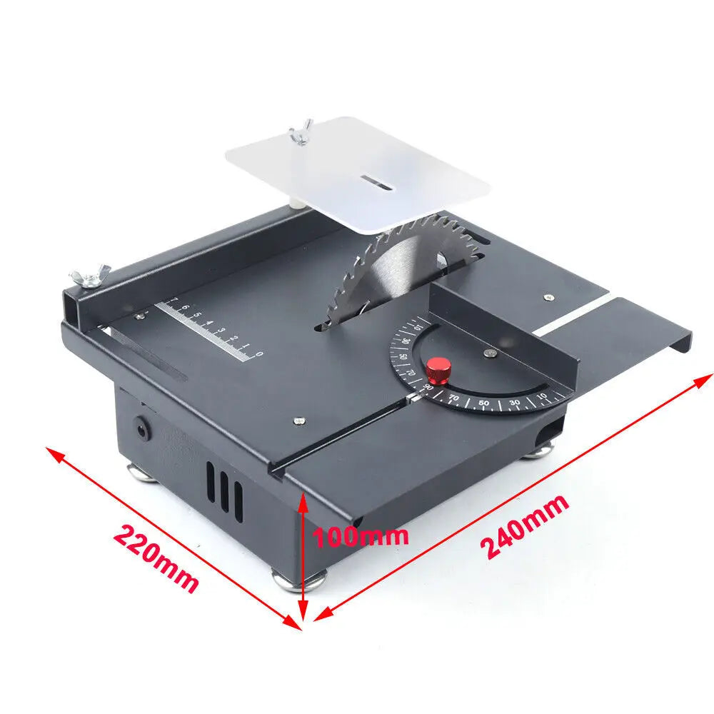 Mini Table Saw Electric Precision Bench Saw Small Woodworking Cutting Tool DIY