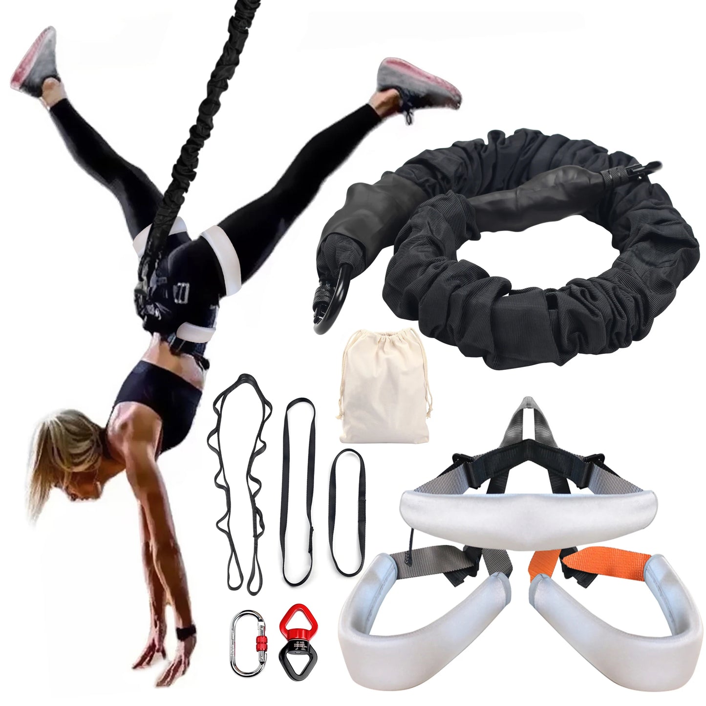 Gym Heavy Bungee Fitness Kit for Home Yoga and Training