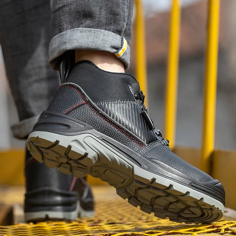 Safety Shoes Men Waterproof Work Boots