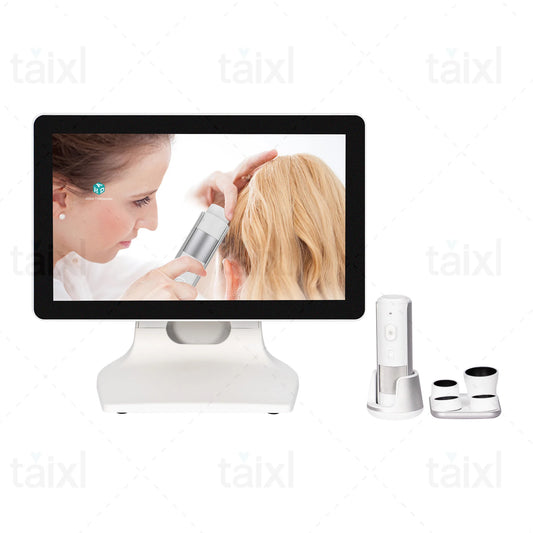 Professional Scalp Care Therapy Hair Analyzer 16 Inch 4 Probe High Definition Skin and Hair Detection Device