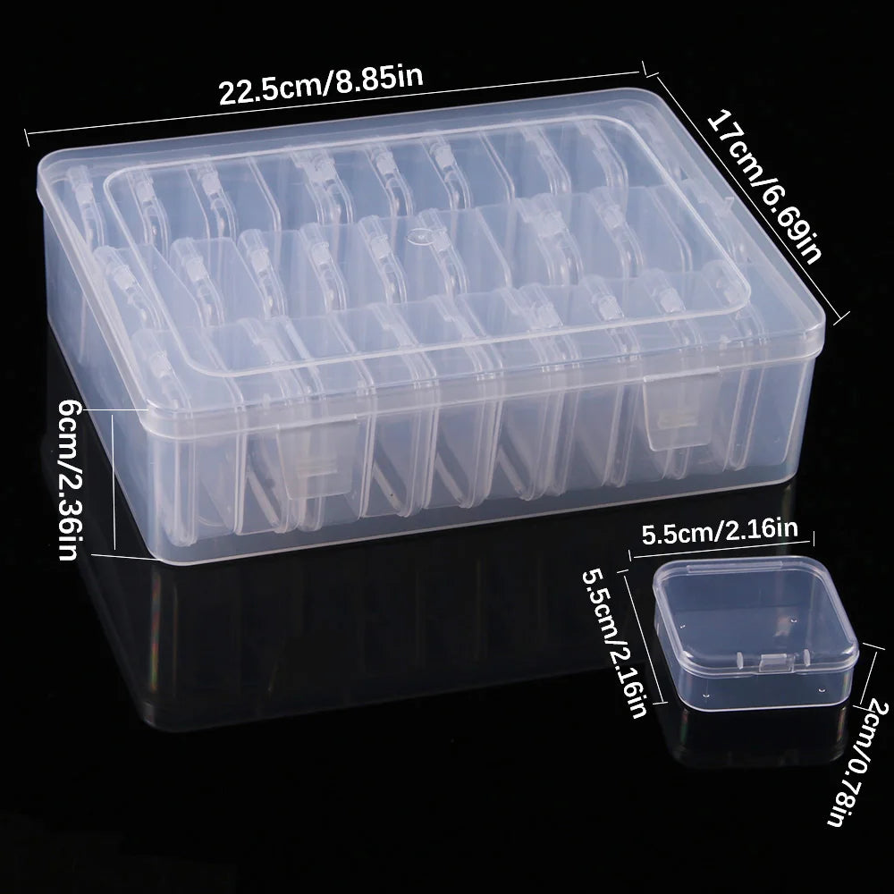 Canvas Diamond Painting Storage Organizer Set 30 Pcs