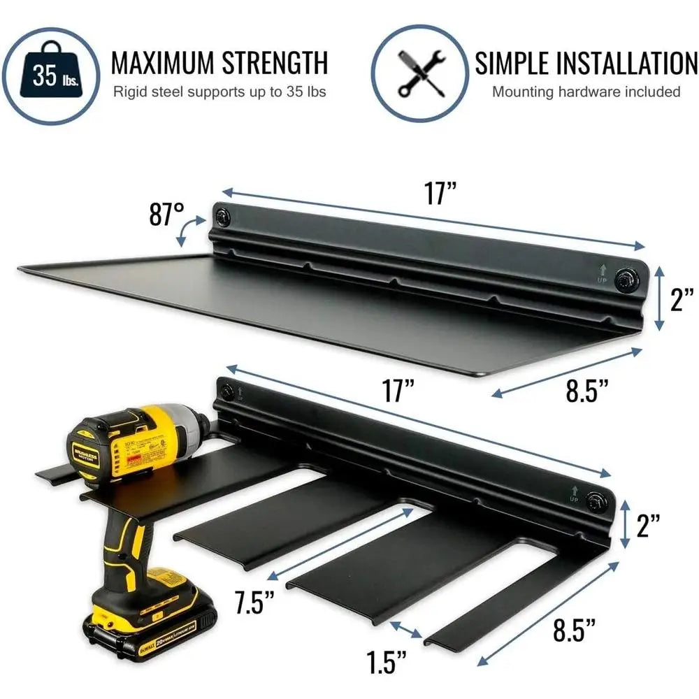 XMSJ Electric Drill Storage Rack Wall Mounted Organizer