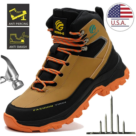 Safety Shoes Men Work Sneakers Indestructible Shoes