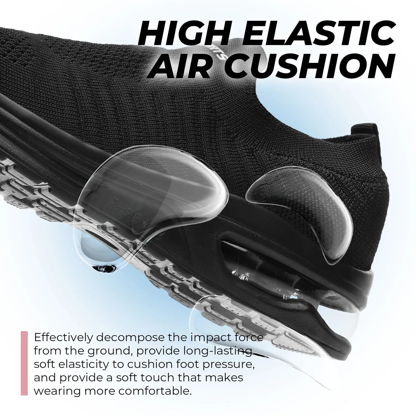 Womens Slip On Sneakers Lightweight Running Shoes For Gym