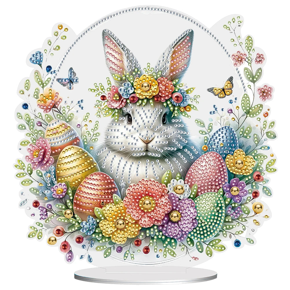 Easter Themed 5D Diamond Art Kit for Creative Tabletop Decor