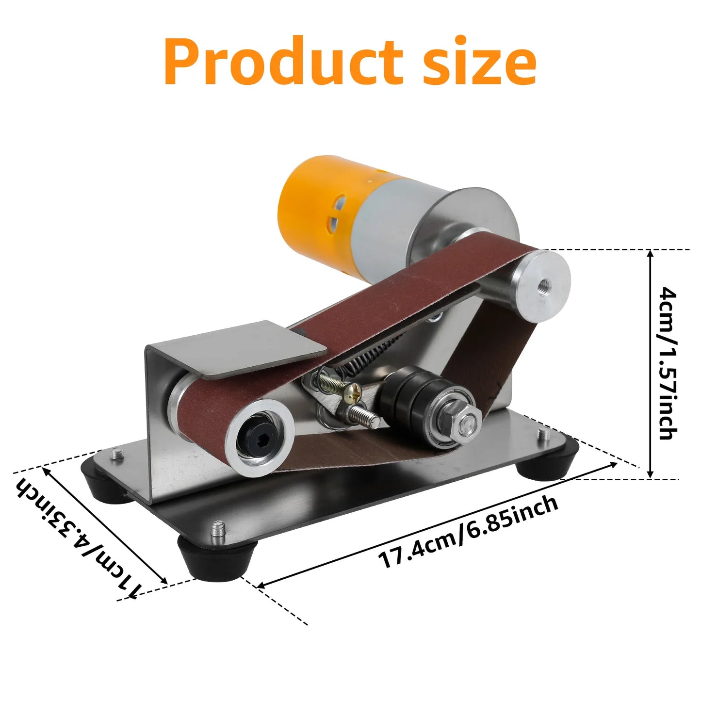Mini Belt Grinding Machine Tool Sharpening Electric Multifunctional Sander Polisher Adjustable