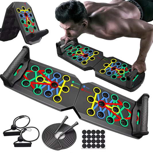 Portable Multifunctional Push-up Board Set for Strength Training