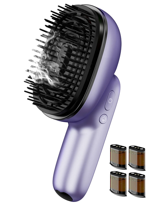 Electric Scalp Massager Brush Portable Vibrating Scalp Massager Tool Head for Hair Relax