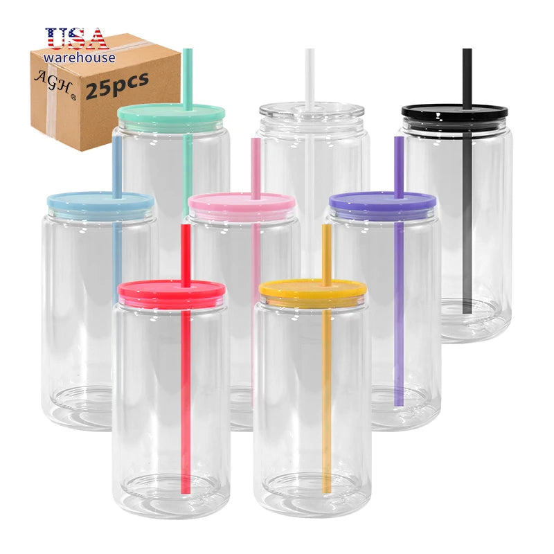 AGH Double Wall Glass Snow Globe Sublimation Kit 25pcs