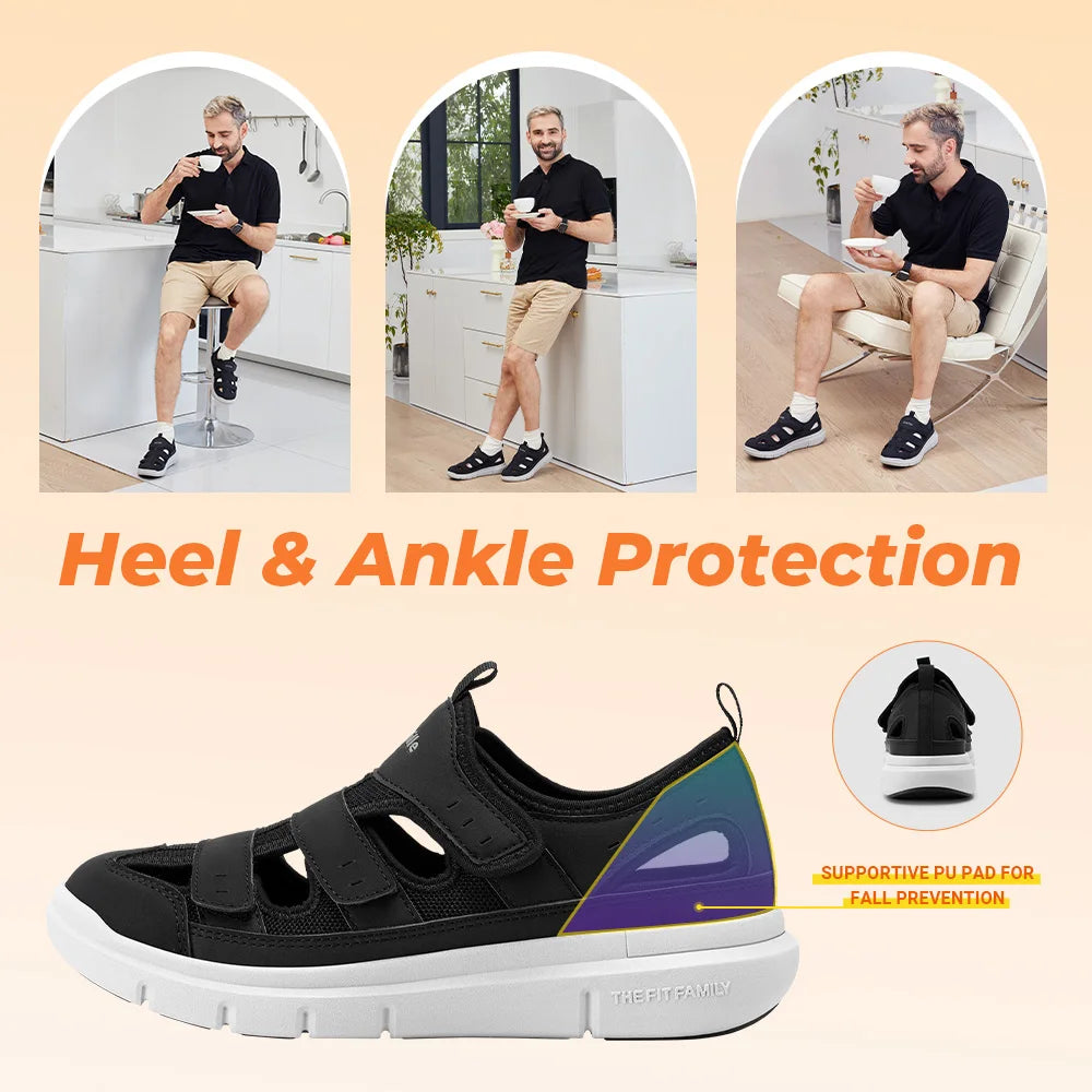 Creative Connections Hub Mens Summer Sandals Arch Support