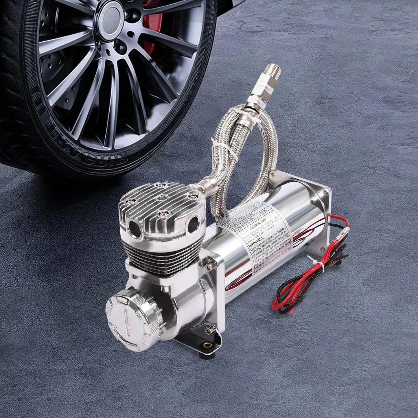 Air Compressor Kit Air Ride Suspension Compressor Heavy Duty Air Compressor for Vehicles