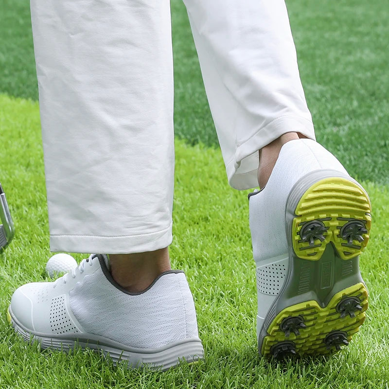 Men Golf Shoes Spiked Sneakers Anti Slip Footwear Pro