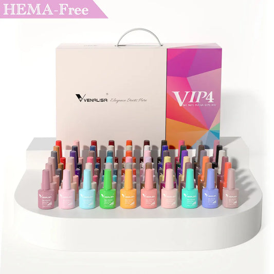 Venalisa VIP5 Kit Nail Gel Polish Hema Free Full Coverage 36 Color Gel Pigment Professional Nail Art Long Lasting Gel Varnish