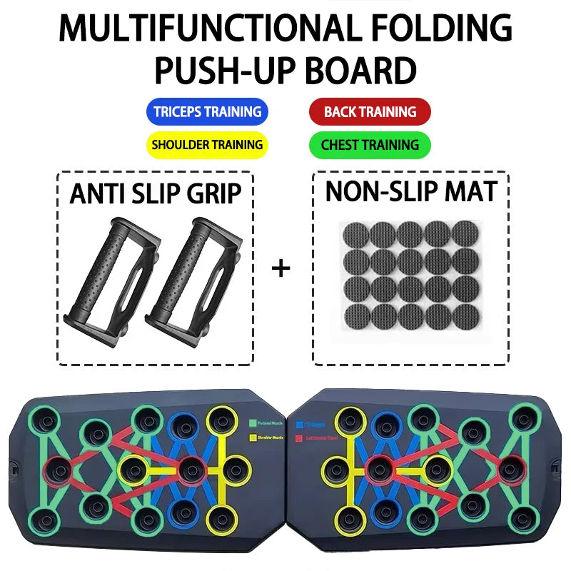 Portable Multifunctional Push-up Board Set for Strength Training