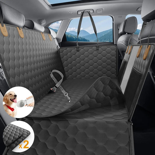 Waterproof Pet Travel Accessories Foldable Dog Car Seat Safety Hammock Trunk Mat Car Rear Back Seat Protector
