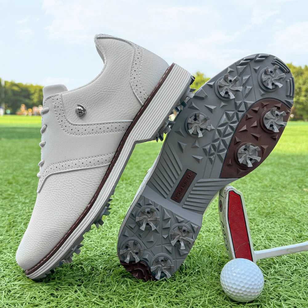 New Spikes Golf Shoes for Men Size 7 to 14 Golf Sneakers and Walking Footwear for Golfers