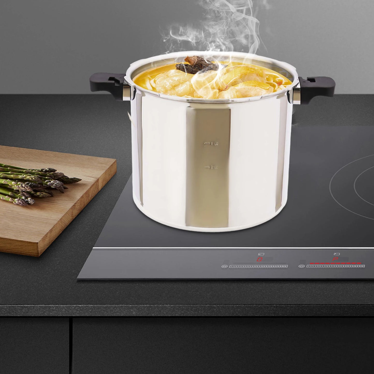 Capacity Stainless Steel Explosion Proof Pressure Cooker
