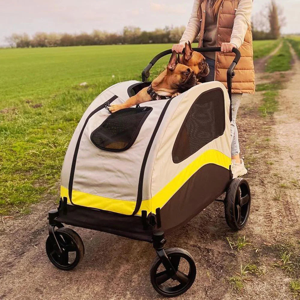 Premium Dog Stroller Pram by Breed for All Dog Sizes