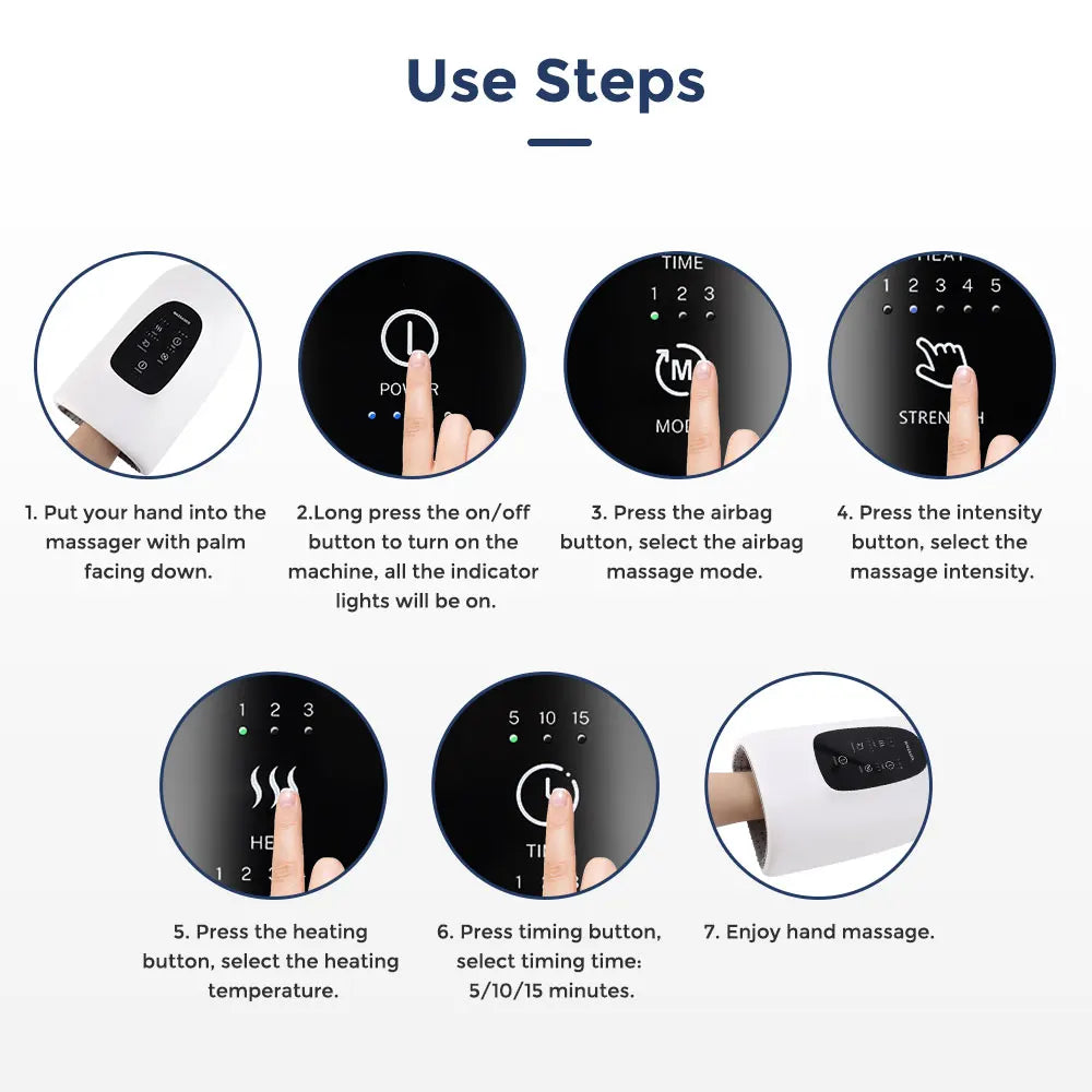 Wireless Hand Massager With Heat