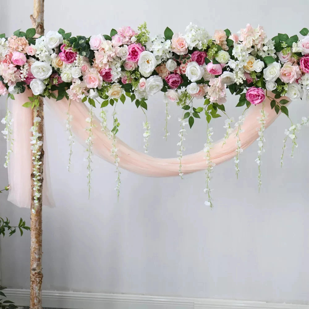 CN Sichuan Silk Rose Backdrop for Wedding Floral Wall Decor