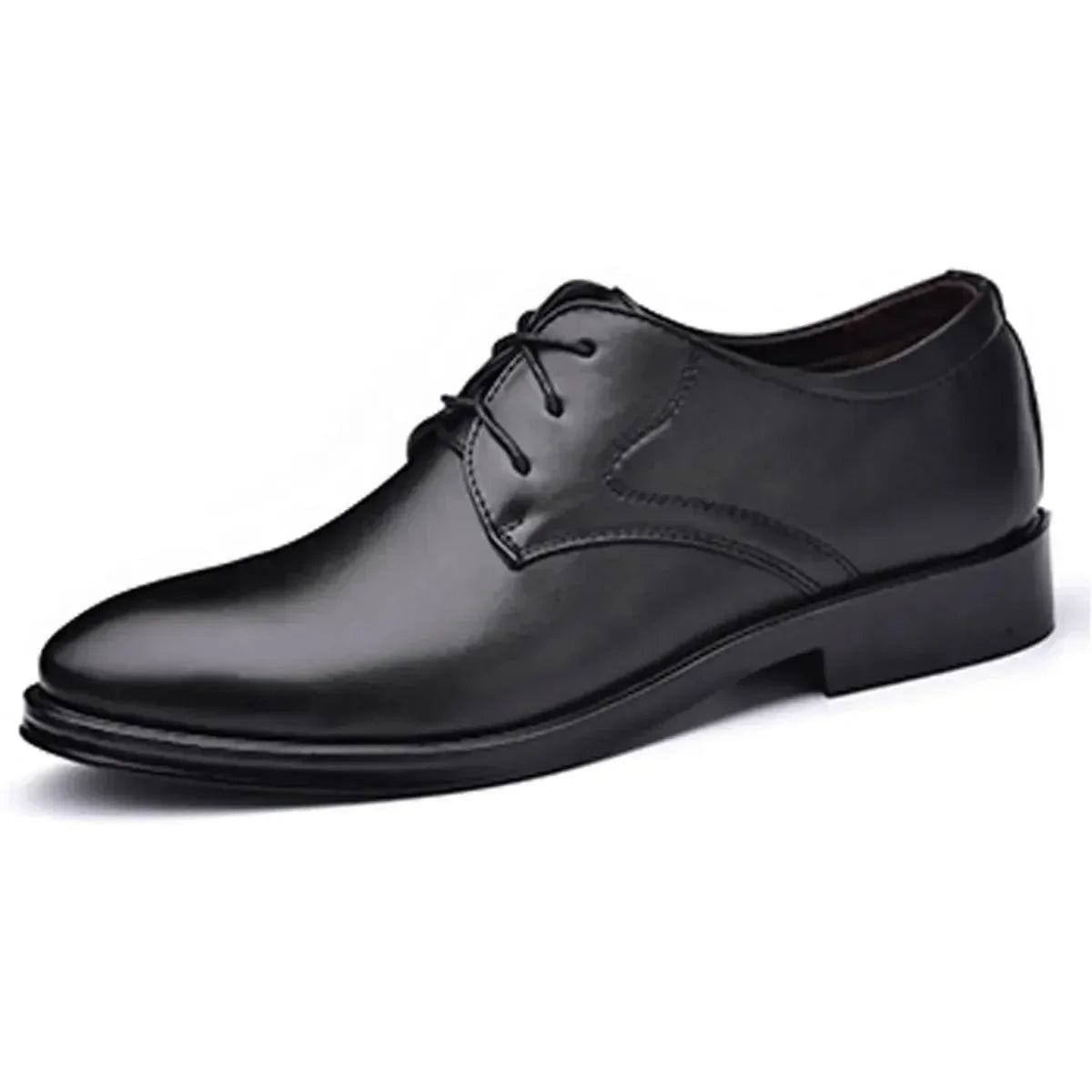 Men's Classic Matte Upper Oxfords Business Formal Leather Lace Up Shoes for Men