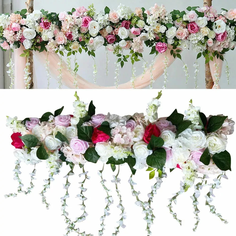 CN Sichuan Silk Rose Backdrop for Wedding Floral Wall Decor