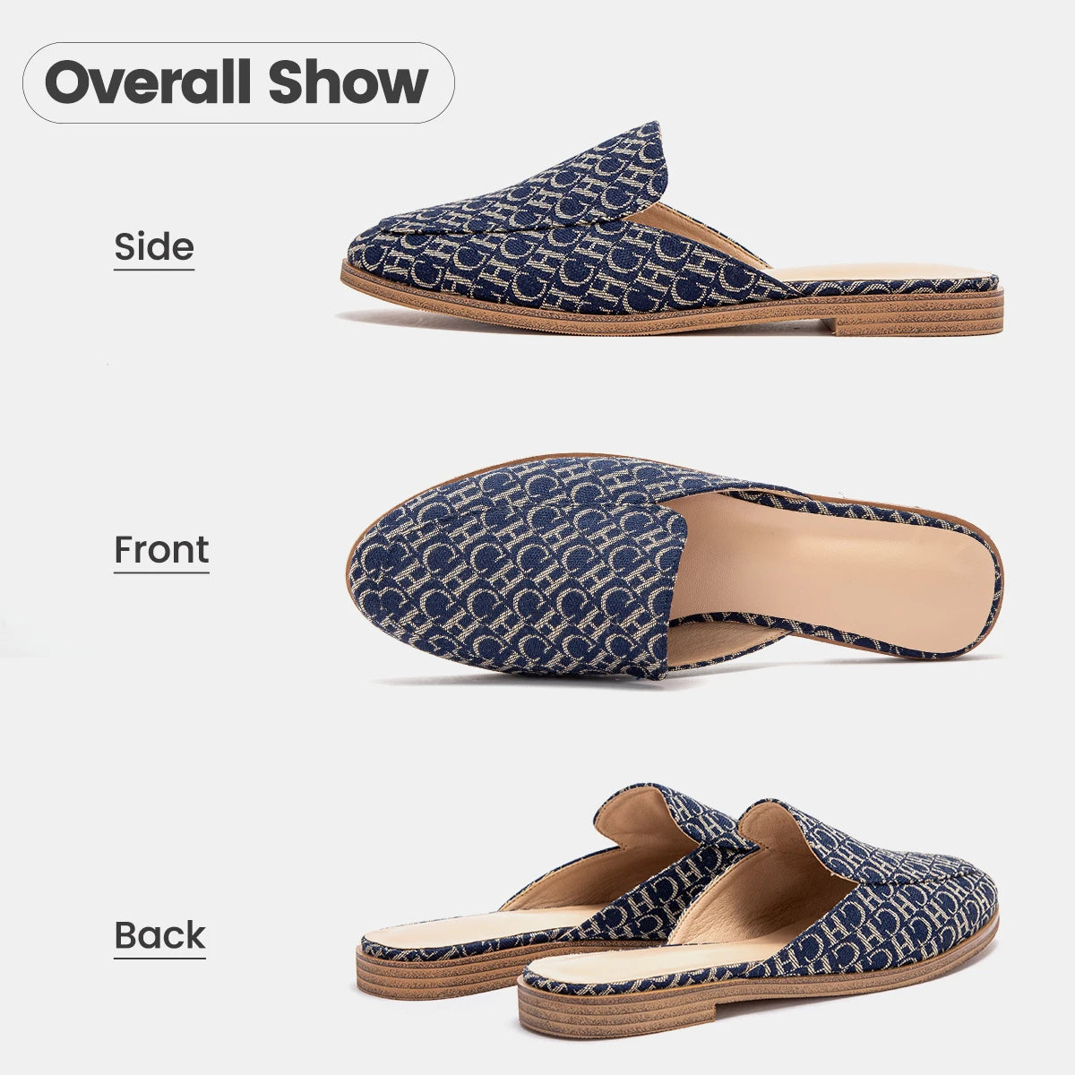 Women Summer Cool Anti Slip Slippers with Letter Printing Design Casual Sandals Exquisite Craftsmanship