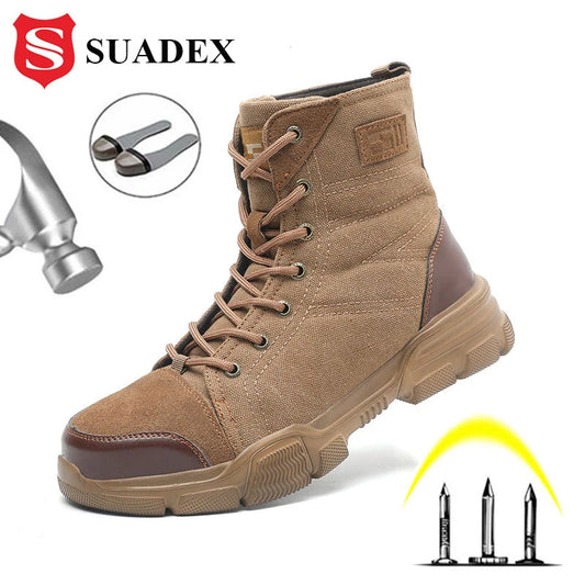 Steel Toe Boots for Men Work Boots