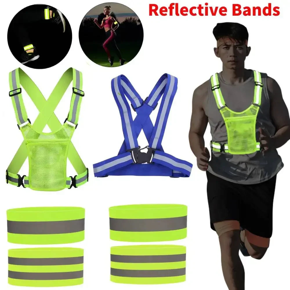 Guangdong CN Reflective Bands Vest Straps For Night Walking