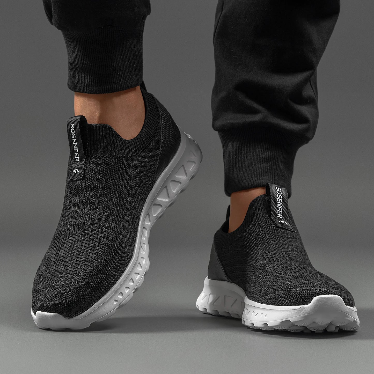 Men Walking Shoes Hands Free Slip