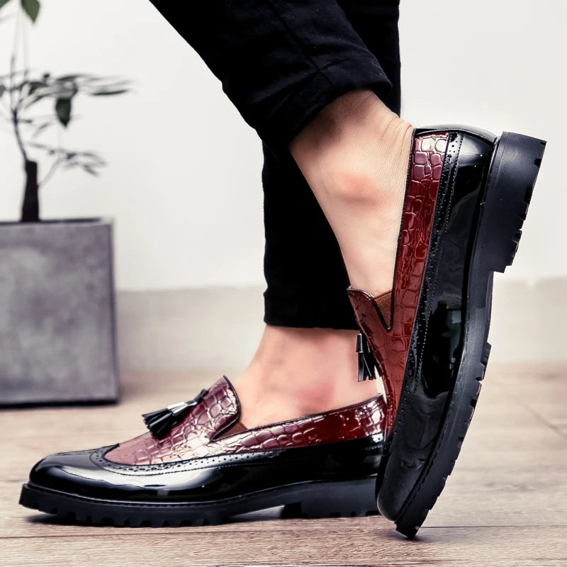 Men's Loafers, Fashionable Low Cut Breathable Formal Shoes