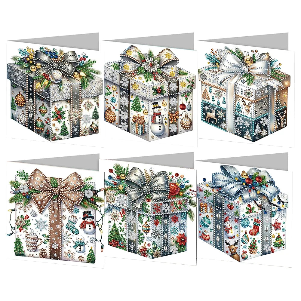 Diamond Christmas Candle Card Kit for Holiday Art Projects