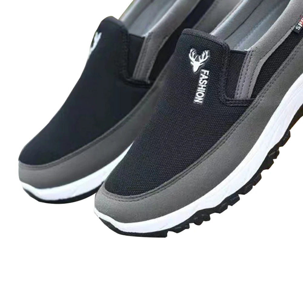 WILD MANC Men Penny Boat Shoes Breathable Walking Slip On