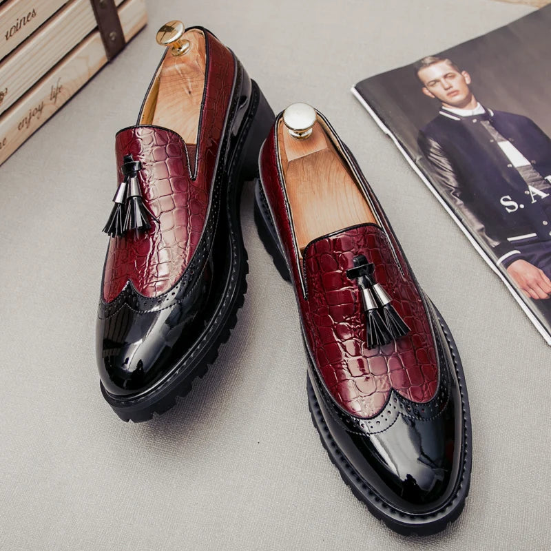 Men's Loafers, Fashionable Low Cut Breathable Formal Shoes