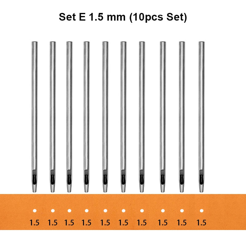 Hollow Punch Set for Leather Craft and Fabric Projects