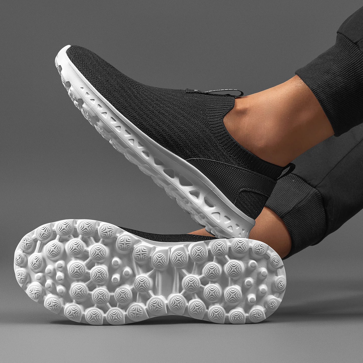 Men Walking Shoes Hands Free Slip