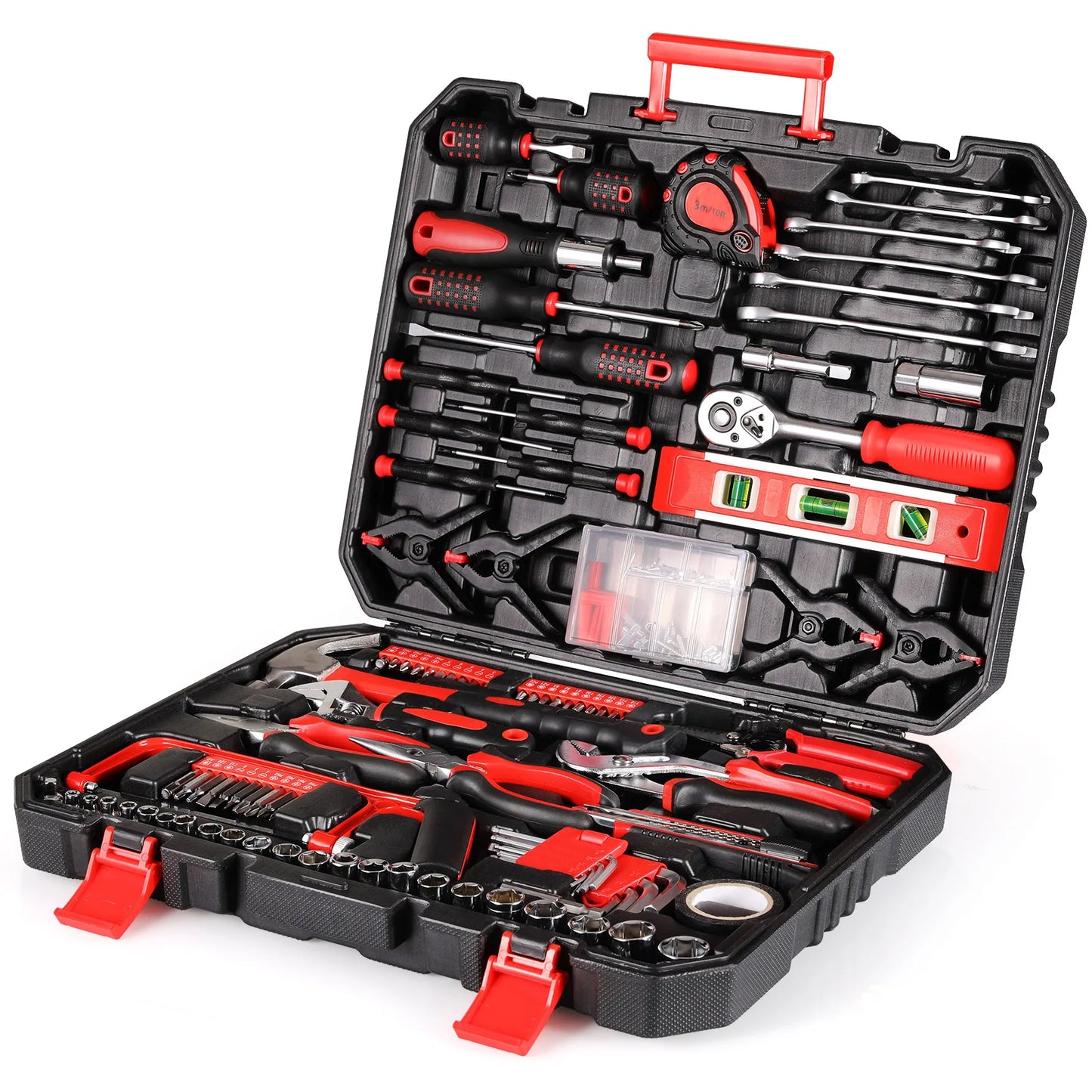 198 Piece Ratchet Socket, Screwdriver Tool Set
