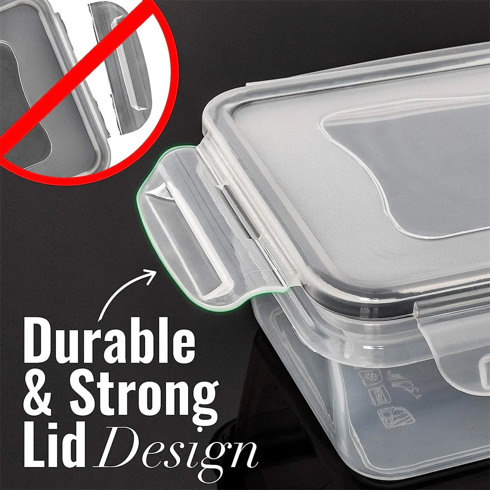 FDFDD BPA Free Reusable Square Storage Containers 840ml