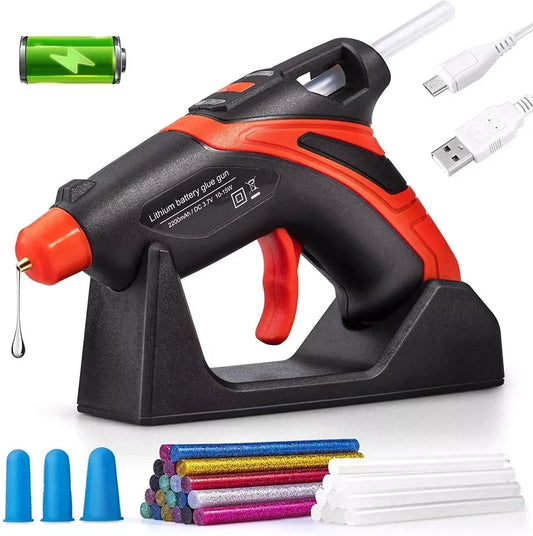 Hign-Concerned Rechargeable Cordless Mini Hot Melt Glue Gun